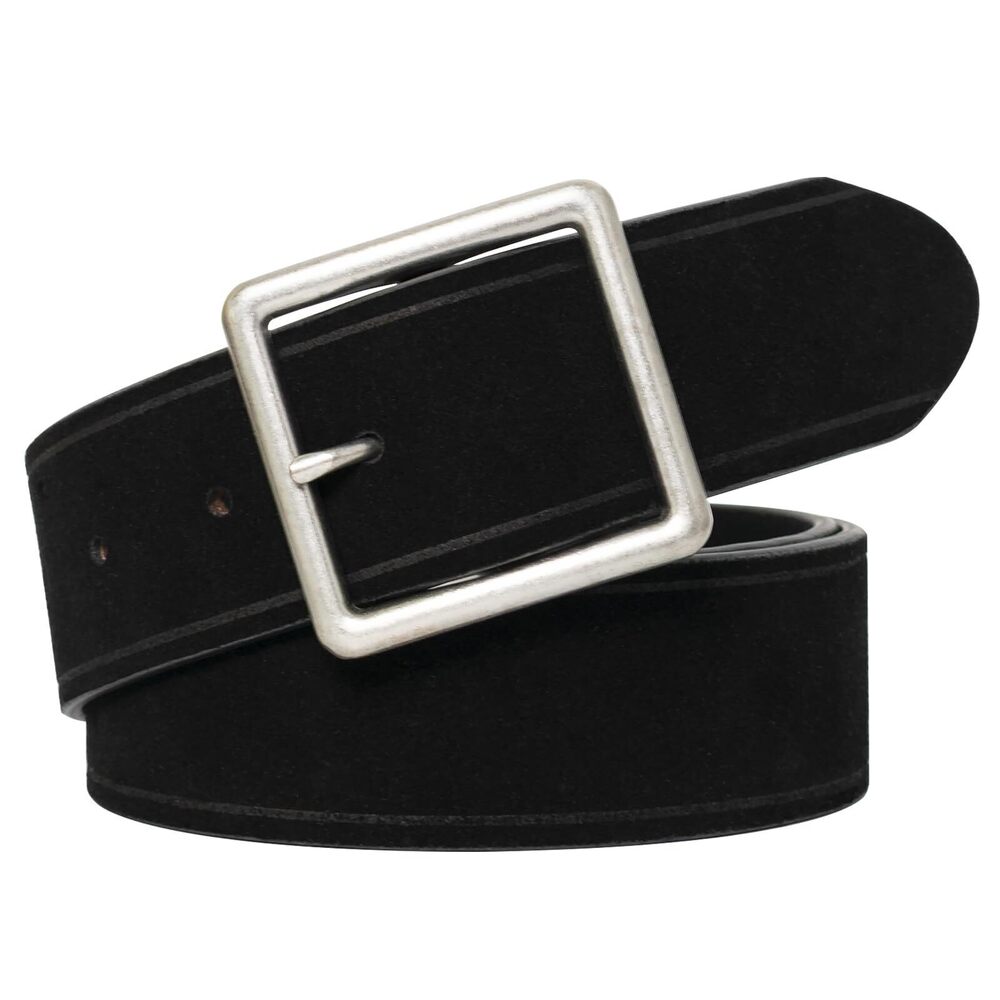 6298 Vintage Wide Suede Belt Leather Western Belt for High Waisted Pants &
